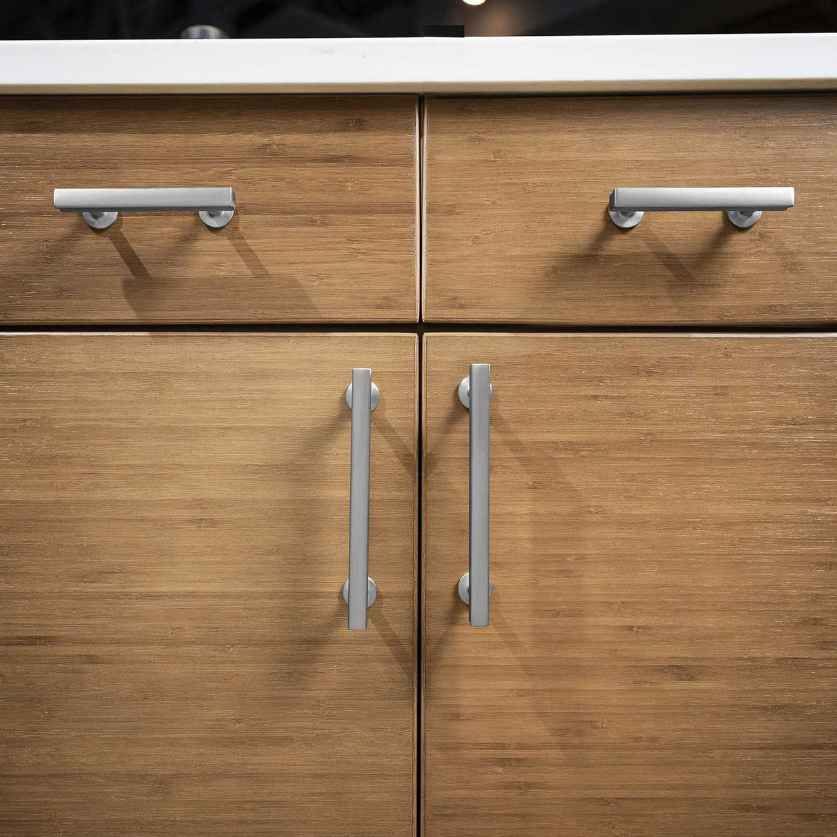 HICKORY Woodward Cabinet Display Satin Nickel