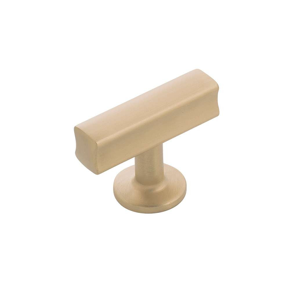 Hickory Woodward 1-15/16" Long Rectangle T-Knob in Champagne Bronze H077887CBZ