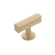 Hickory Woodward 1-15/16" Long Rectangle T-Knob in Champagne Bronze H077887CBZ