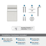 AMEROCK Monument Bathroom Hook in Brushed Nickel