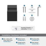 AMEROCK Monument Bathroom Hook in Matte Black