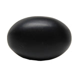 Top View of a Black 1-1/4" Oval Cabinet Knob from Keystone Accents K359