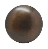 Top View of an Oil Rubbed Bronze 1-3/16" Mushroom Cabinet Knob from Keystone Accents K346