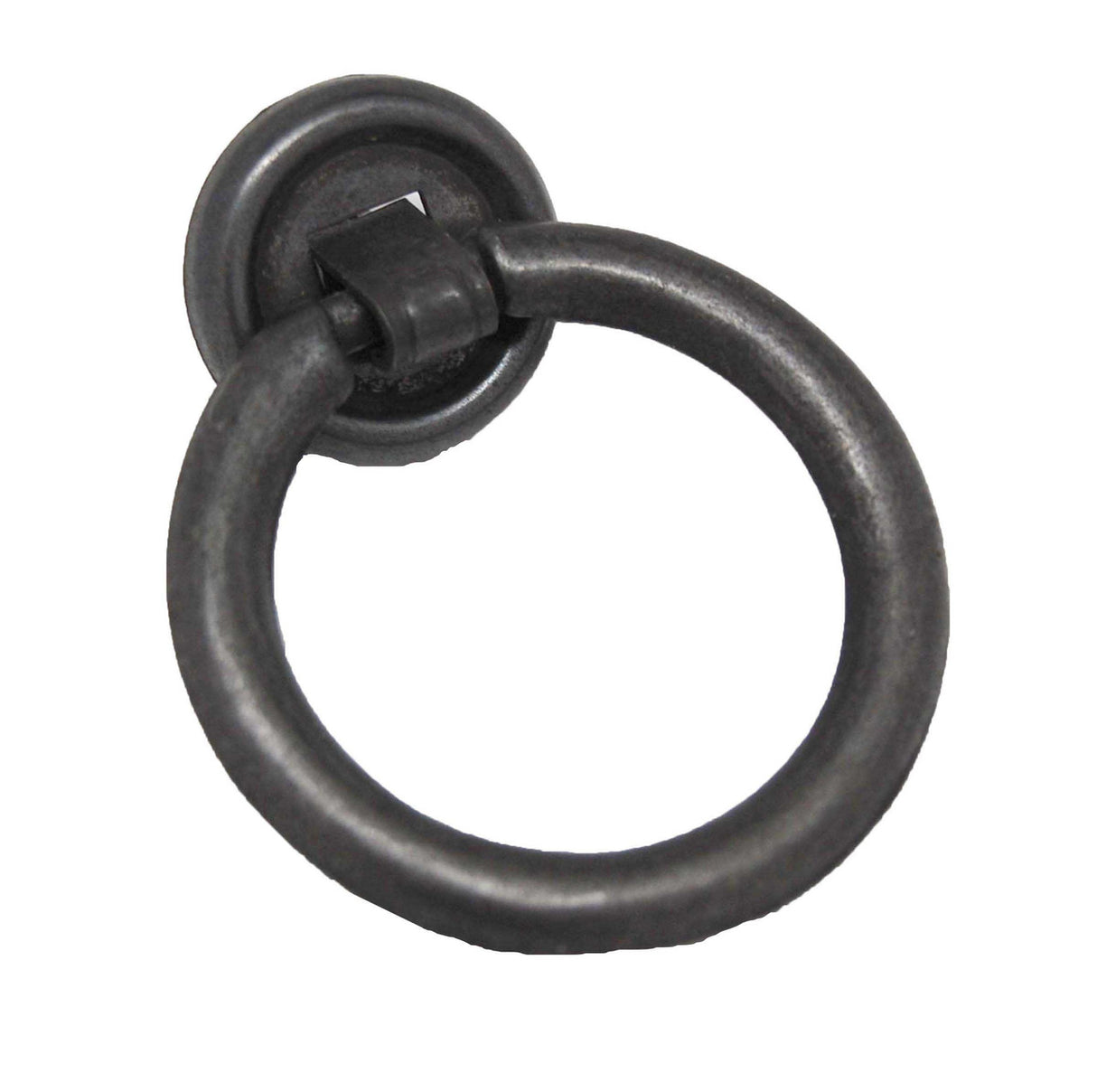 Main View of a Gunmetal 1-3/4" Pendant Ring Pull Cabinet Knob from Keystone Accents K291