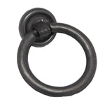 Main View of a Gunmetal 1-3/4" Pendant Ring Pull Cabinet Knob from Keystone Accents K291