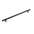 Main View of a Matte Black 10-1/16" Hole Centers Bar Cabinet Pull from Keystone Accents H408
