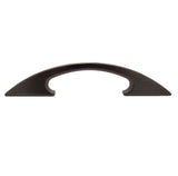 Side View of an Oil Rubbed Bronze 3" & 3-3/4" Hole Centers Cabinet Pull by Keystone Accents H368