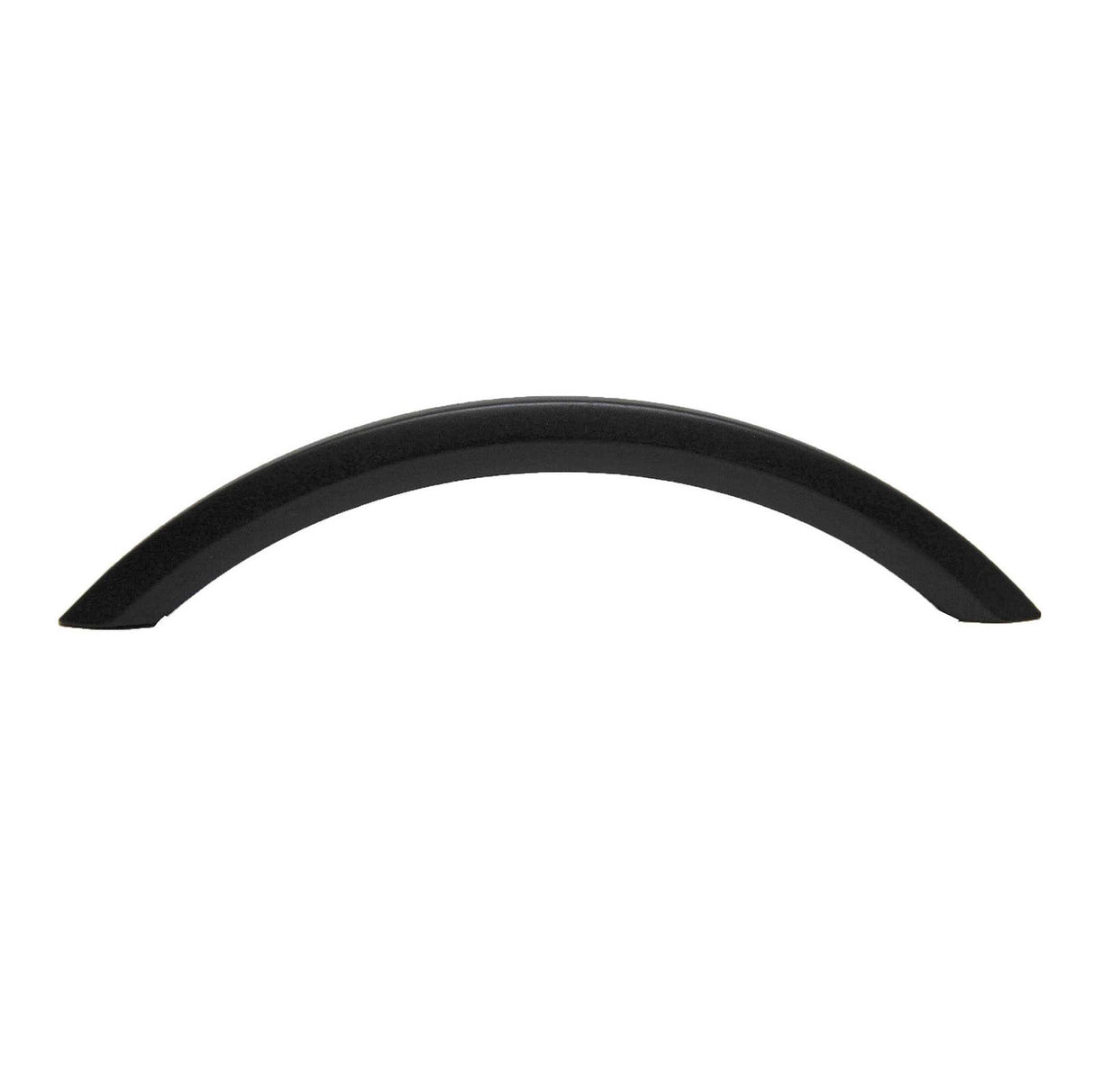 Side View of a Black 3-3/4" Hole Centers Arch Cabinet Pull from Keystone Accents H388