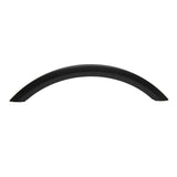 Side View of a Black 3-3/4" Hole Centers Arch Cabinet Pull from Keystone Accents H388