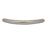 Top View of a Brushed Nickel 3-3/4" Hole Centers Arch Cabinet Pull from Keystone Accents H357