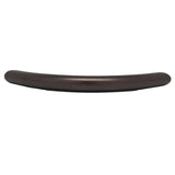 Top View of an Oil Rubbed Bronze 3-3/4" Hole Centers Arch Cabinet Pull from Keystone Accents H358