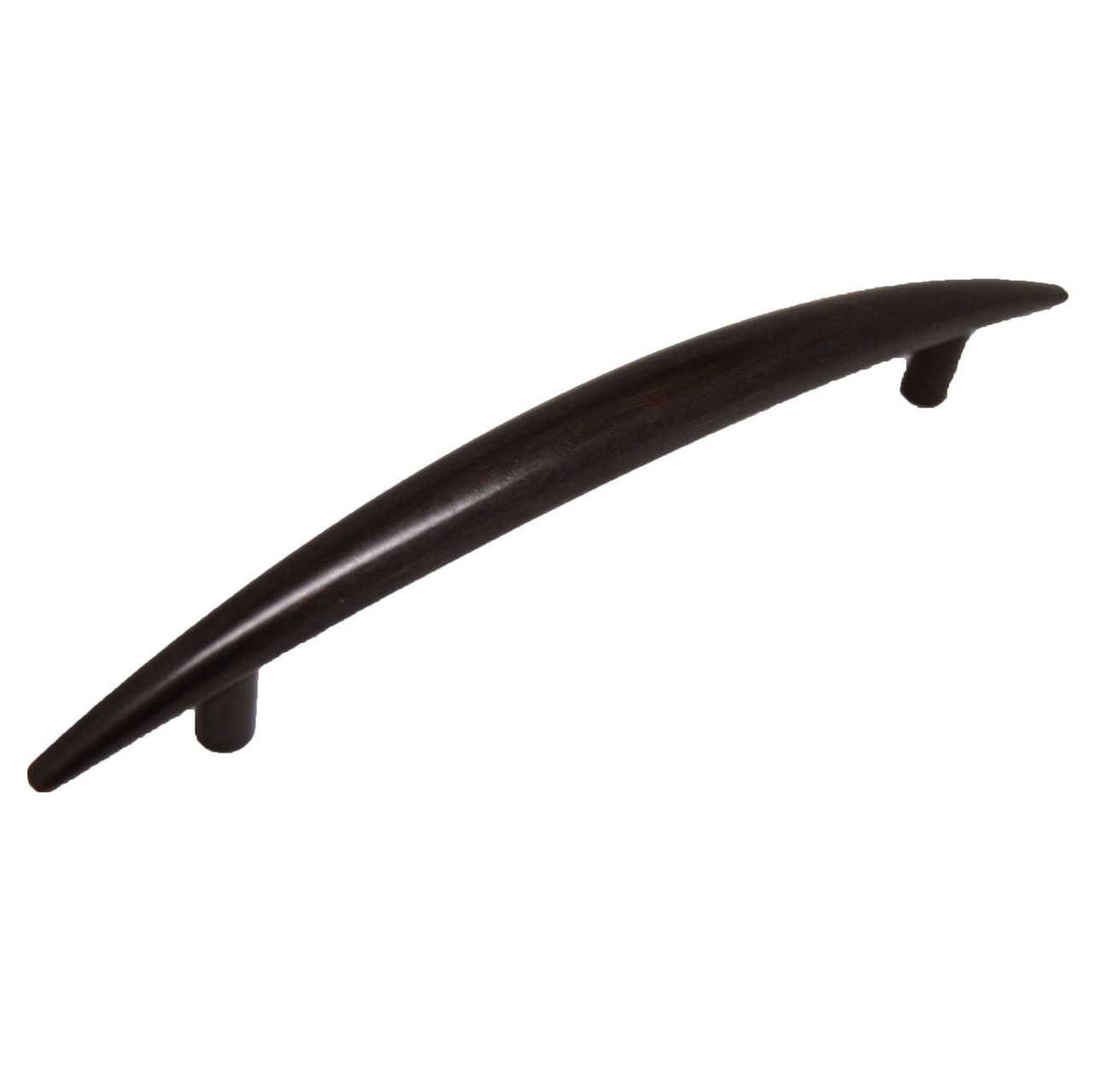 Main View of an Oil Rubbed Bronze 3-3/4" Hole Centers Curved Handle Cabinet Pull by Keystone Accents H350