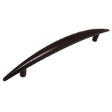 Main View of an Oil Rubbed Bronze 3-3/4" Hole Centers Curved Handle Cabinet Pull by Keystone Accents H350