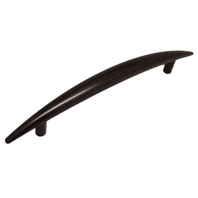 Main View of an Oil Rubbed Bronze 3-3/4" Hole Centers Curved Handle Cabinet Pull by Keystone Accents H350