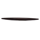 Top View of an Oil Rubbed Bronze 3-3/4" Hole Centers Curved Handle Cabinet Pull by Keystone Accents H350