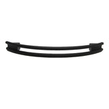 Top View of a Black 3-3/4" Hole Centers Handle Cabinet Pull from Keystone Accents H473