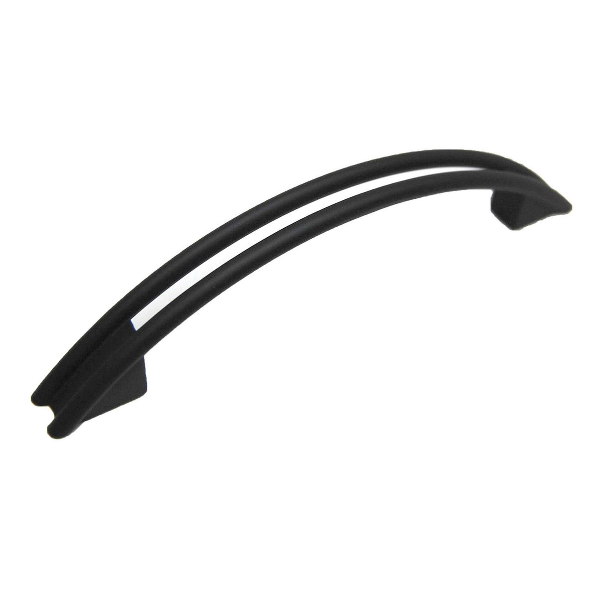 Main View of a Black 3-3/4" Hole Centers Handle Cabinet Pull from Keystone Accents H473