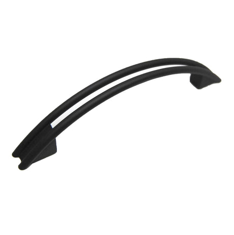 Main View of a Black 3-3/4" Hole Centers Handle Cabinet Pull from Keystone Accents H473