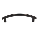 Side View of an Oil Rubbed Bronze 3-3/4" Hole Centers Cabinet Pull from Keystone Accents H390