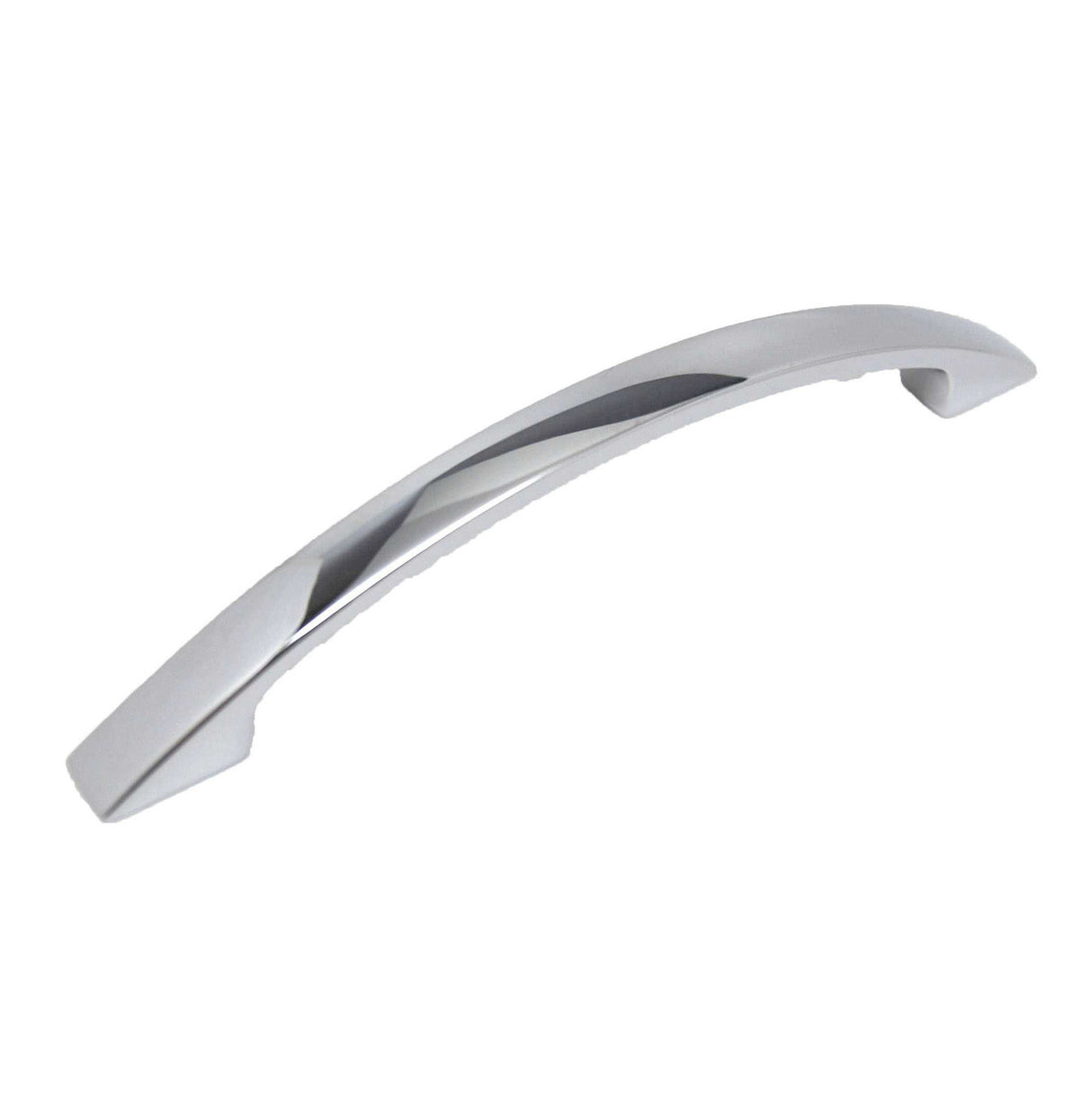 Main View of a Polished Chrome 3-3/4" Center to Center Arch Cabinet Pull from Keystone Accents H487