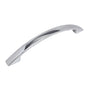 Main View of a Polished Chrome 3-3/4" Center to Center Arch Cabinet Pull from Keystone Accents H487