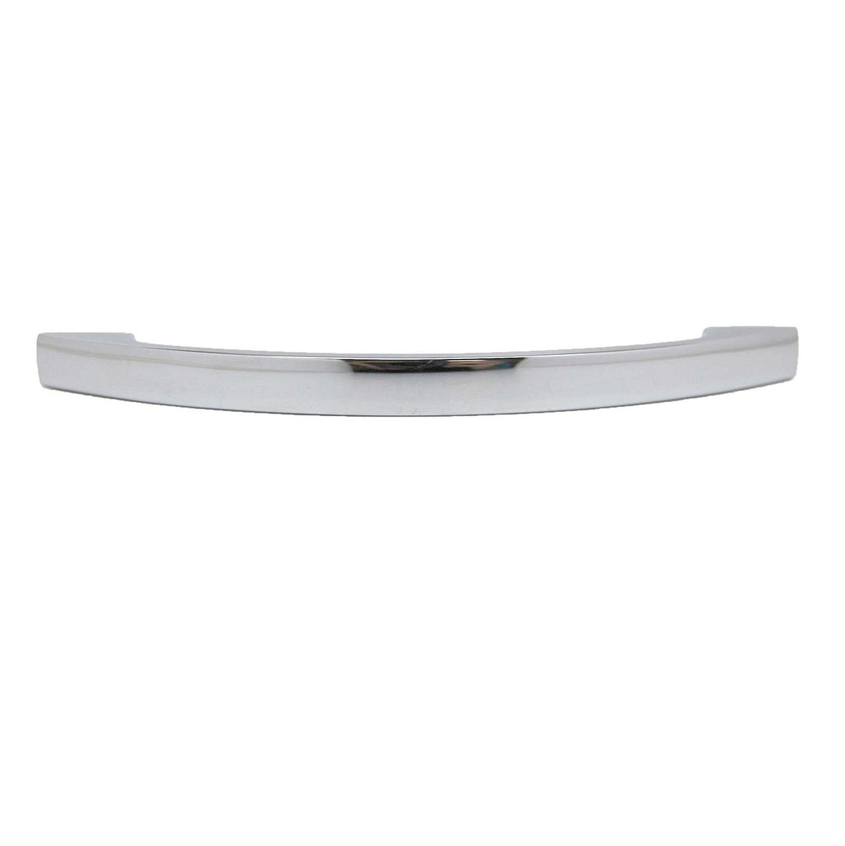 Top View of a Polished Chrome 3-3/4" Center to Center Arch Cabinet Pull from Keystone Accents H487