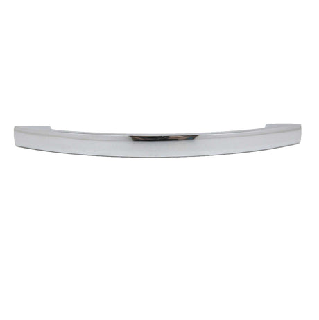 Top View of a Polished Chrome 3-3/4" Center to Center Arch Cabinet Pull from Keystone Accents H487