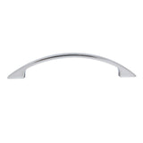 Side View of a Polished Chrome 3-3/4" Center to Center Arch Cabinet Pull from Keystone Accents H487