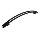 Main View of a Black 5-1/16" Hole Centers Handle Cabinet Pull Keystone Accents H471