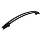 Main View of a Black 5-1/16" Hole Centers Handle Cabinet Pull Keystone Accents H471