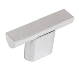 Main View of a Brushed Aluminum 1-15/16" Cabinet Knob from Keystone Accents K204