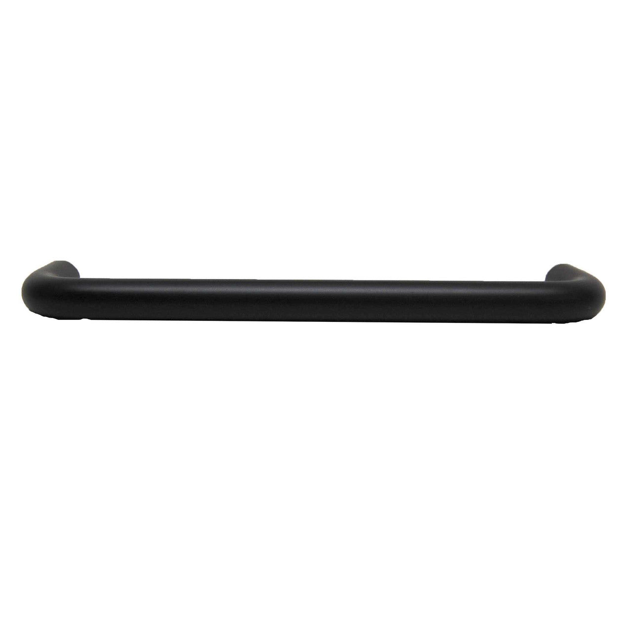 Top View of a Black 5-1/16" Hole Centers Wire Cabinet Pull from Keystone Accents H478
