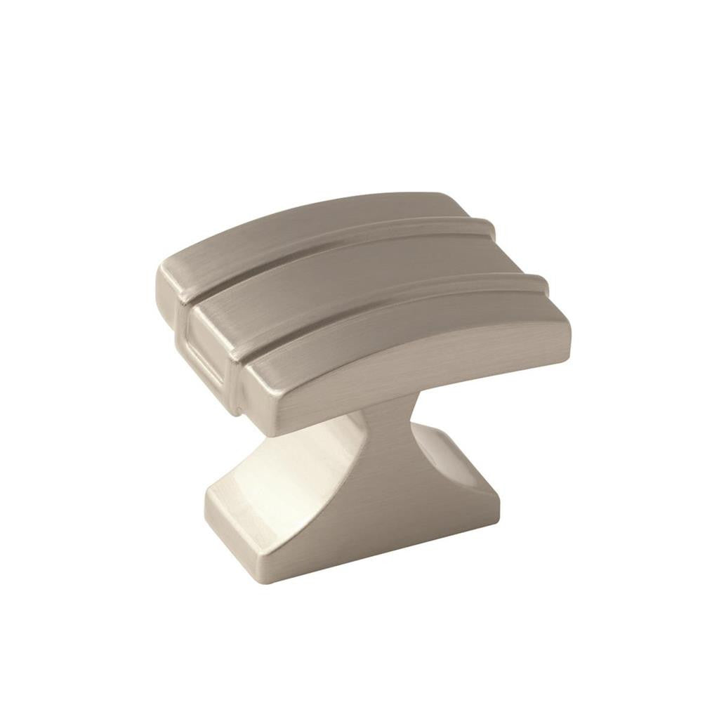 Main View of Satin Nickel 1-1/4" Length Cabinet Knob from Amerock's Davenport Collection BP36601G10