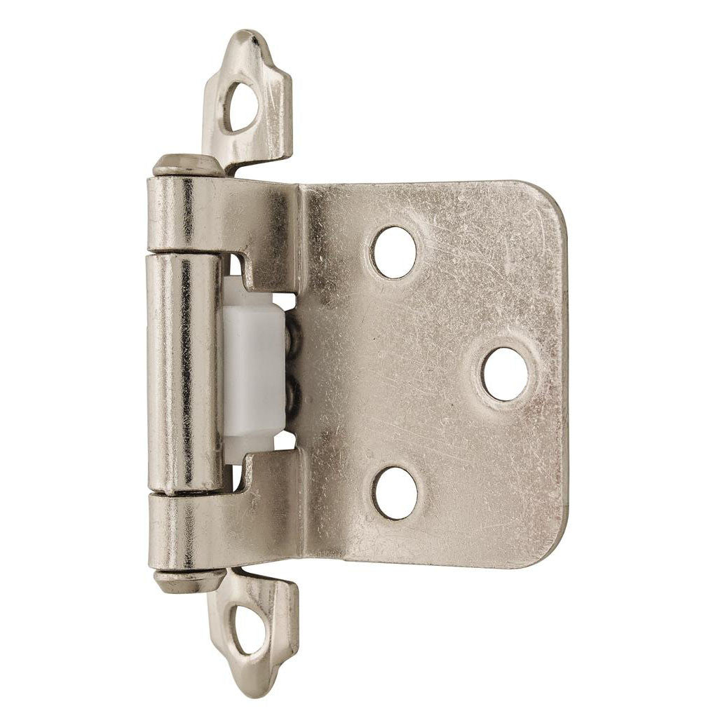 AMEROCK Self Closing Face Mount Variable Overlay Cabinet Hinge (pair) in Polished Chrome BPR342926 Angle