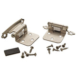 AMEROCK Self Closing Face Mount Variable Overlay Cabinet Hinge (pair) in Polished Chrome BPR342926 Pair