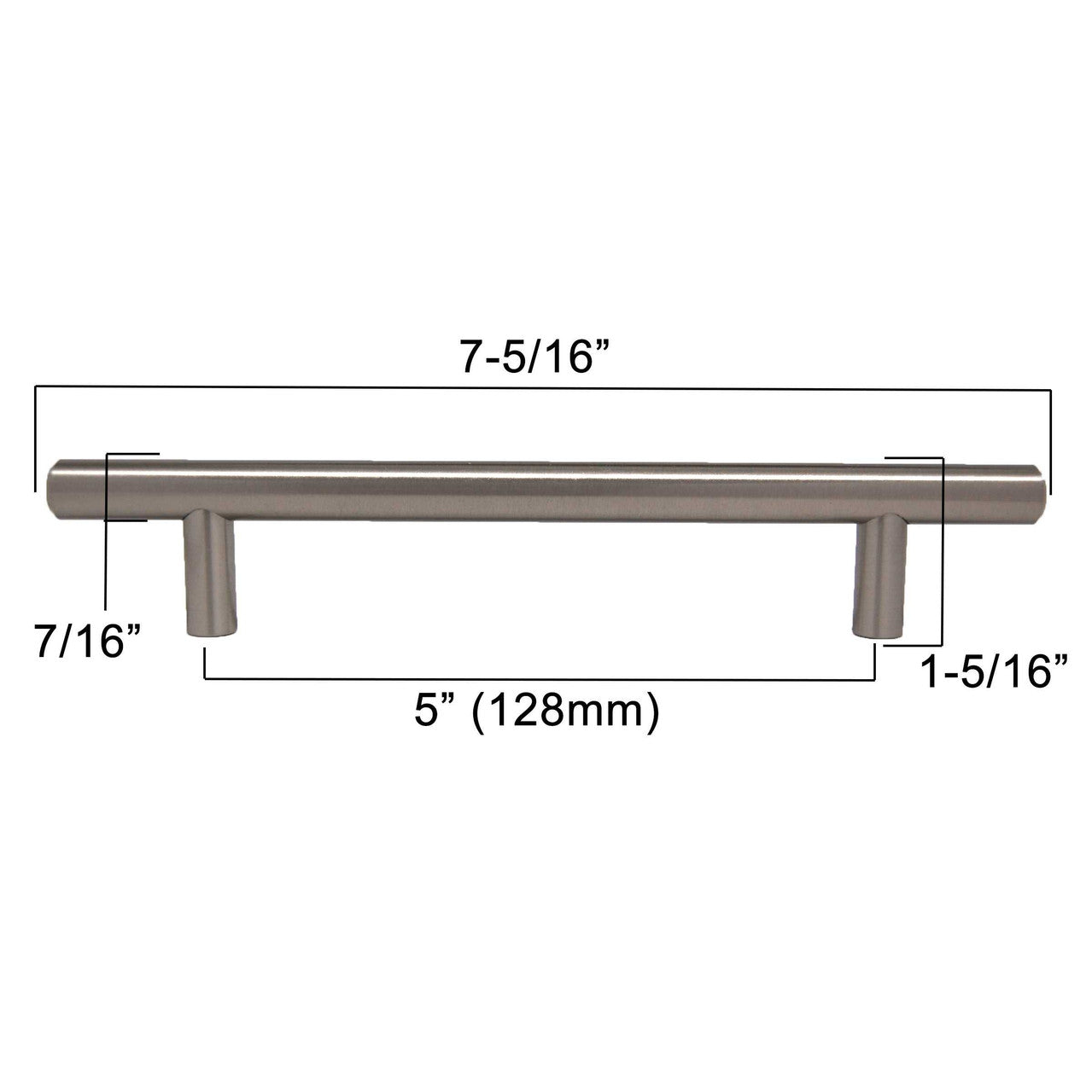 LIBERTY 5-1/16" Center to Center Bar Cabinet Pull - Stainless Steel P01026-SS-C