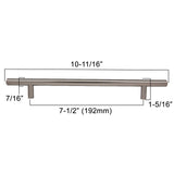LIBERTY 7-9/16" Center to Center Bar Cabinet Pull - Stainless Steel P01014-SS-C