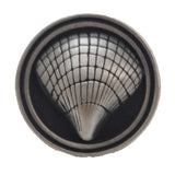 LIBERTY Betsy Fields Designs 1-7/16" Round Cockleshell Cabinet Knob - Brushed Satin Pewter PBF658-BSP-C1