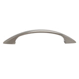 Satin Nickel  Curved Handle Cabinet Pull with 3" Center Holes by Liberty Hardware's Ethan Collection P13101J-SN-C