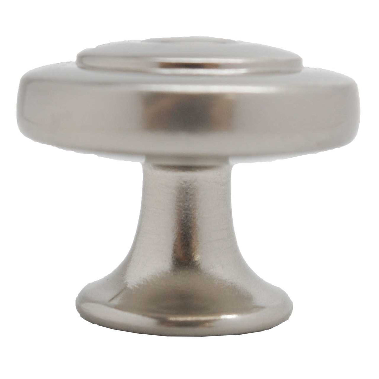 LIBERTY Geary 1-5/16" Ring Round Cabinet Knob - Satin Nickel P29526-SN-C