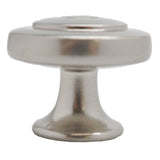 LIBERTY Geary 1-5/16" Ring Round Cabinet Knob - Satin Nickel P29526-SN-C