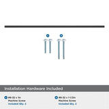 AMEROCK Bar Pulls Cabinet Handle in Matte Black (+13 Sizes)