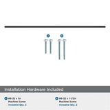 AMEROCK Bar Pulls Cabinet Handle in Matte Black (+13 Sizes)