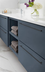AMEROCK Bar Pulls Cabinet Handle in Matte Black (+13 Sizes)