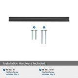 AMEROCK Bar Pulls Cabinet Handle in Matte Black (+13 Sizes)
