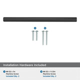 AMEROCK Bar Pulls Cabinet Handle in Matte Black (+13 Sizes)