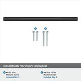AMEROCK Bar Pulls Cabinet Handle in Matte Black (+13 Sizes)