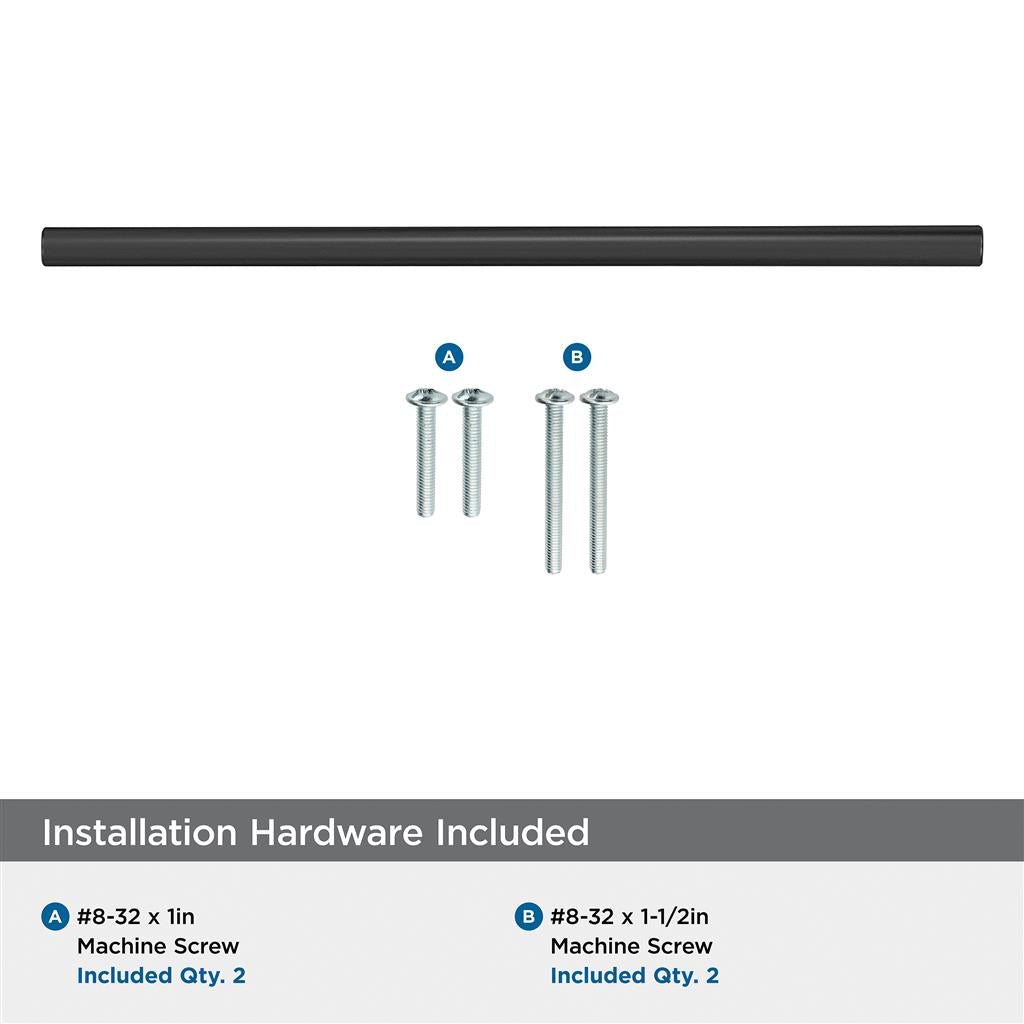 AMEROCK Bar Pulls Cabinet Handle in Matte Black (+13 Sizes)