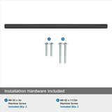 AMEROCK Bar Pulls Cabinet Handle in Matte Black (+13 Sizes)