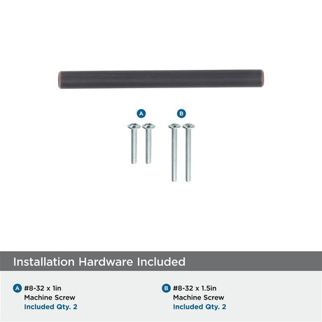 AMEROCK Bar Pulls Cabinet Handle in Oil Rubbed Bronze
